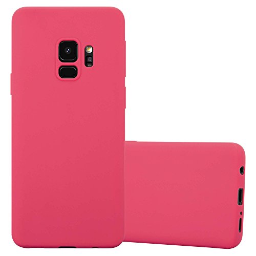 Cadorabo Funda para Samsung Galaxy S9 en Candy Rojo - Cubierta Proteccíon de Silicona TPU Delgada e Flexible con Antichoque - Gel Case Cover Carcasa Ligera