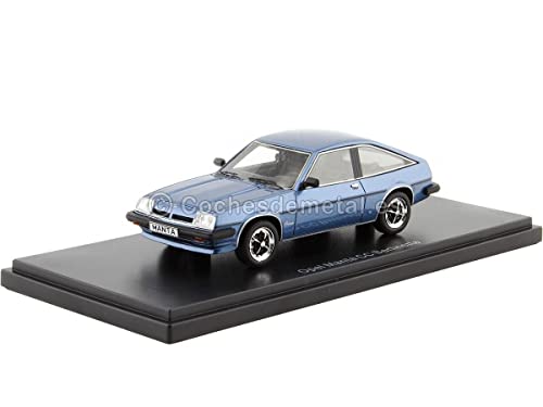Compatible con 1980 Opel Manta B CC Berlinetta Azul Metalizado 1:43 Neo Scale Models 49576
