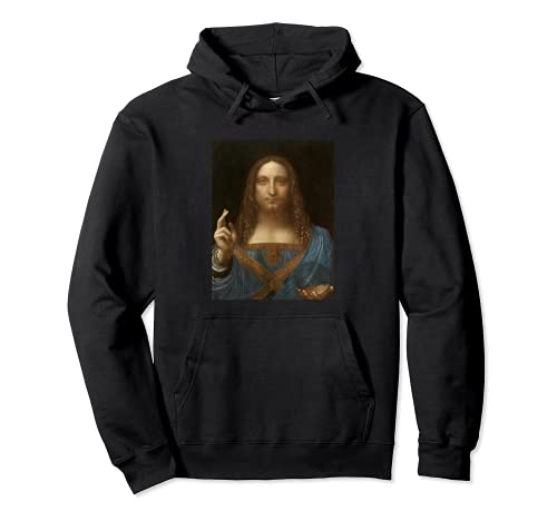 Salvador de Leonardo Da Vinci Mundi Sudadera con Capucha