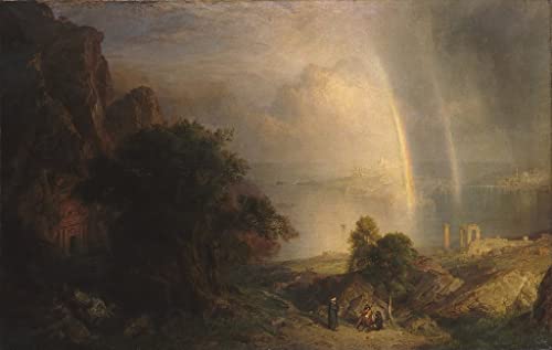 ArmerI Cuadro en Lienzo Arte Impresiones en Lienzo Famoso el mar Egeo por Frederic Edwin Church para la decoración del hogar de la oficina 60x90cm