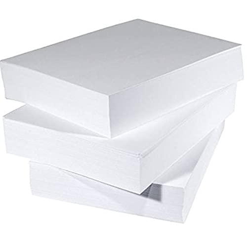 Papel de impresora blanco liso tamaño A5, 1000 hojas, 80 gsm