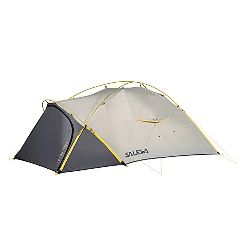 Salewa Litetrek Pro III Tienda de Doble Pared para 3 Personas, Adultos Unisex, Gris Claro/Mango, Talla Única