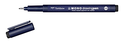 Tombow WS-EFL05 - Rotulador de punta fina (grosor de trazo 05), color negro