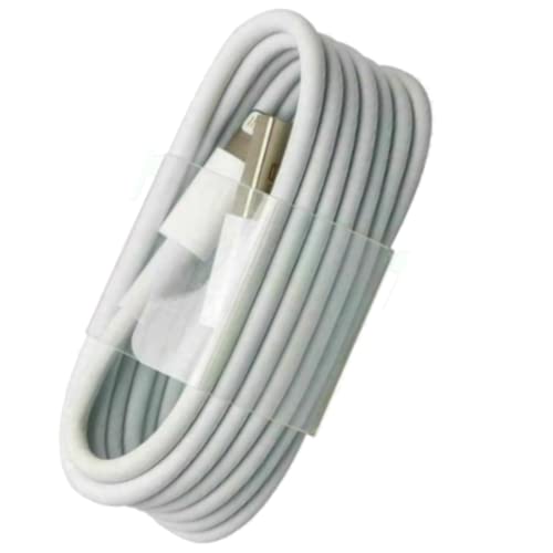 Cable cargador para iPhone, cable Lightning de 1 m, cargador para iPhone, cable de carga rápida USB compatible con iPhone 11/Pro/Xs Max/X/8/7/Plus/6S/6/SE/5S iPad y más
