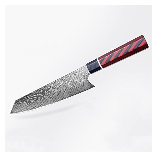PUQQI Cuchillo de Cocina de 8 Pulgadas, Cuchillo de Chef de Damasco, Mango G10, el Mejor Cuchillo de Cocina, Cuchillo de Sashimi de Cocina Japonesa