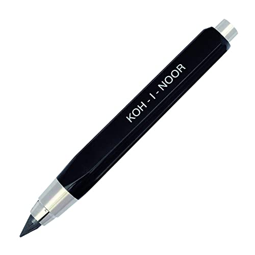 Koh-I-Noor - Lápiz portaminas corto (10 cm, para mina de 5,6 mm)