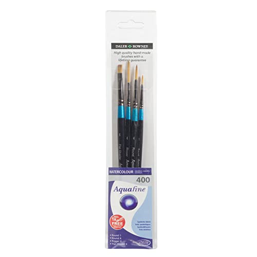 Daler Rowney Aquafine Estuche Pinceles Mango Corto 400