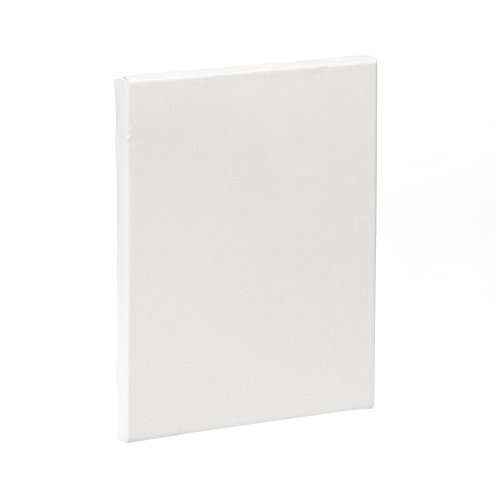 Lienzos Levante Lienzo de Algodón en Blanco, Listones de 46x17 mm, Imprimación Óleo, 100x100 cm