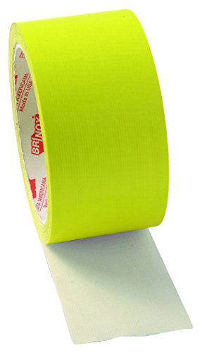 Brinox B61110A - Cinta americana (50 mm x 10 m) color amarillo fluorescente