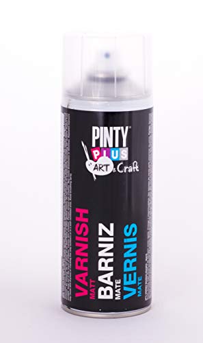 Barniz spray PINTYPLUS ART & CRAFT 520cc Mate