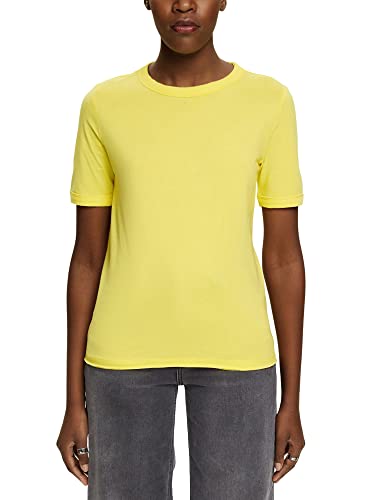 Esprit 013ee1k323 Camiseta, 745/amarillo Claro, S para Mujer