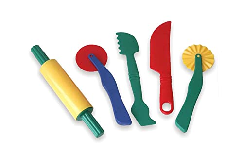 Miniland- Set de Accesorios para Pasta Blanda de 22 cm modelar, Multicolor (95251)