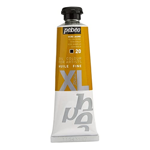 Pebeo - Óleo fino XL 37 ML - Pintura al óleo amarillo - Pintura al óleo Pebeo - Amarillo Ocre 37 ml