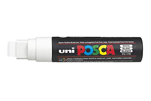 UNI-POSCA-PC- 17 K LOT DE 5 BLANC