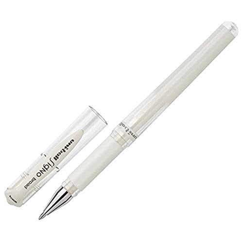 Uni-Ball Gel Impact UM-153 White [Pack of 3] Broad 1.0mm Rollerball by