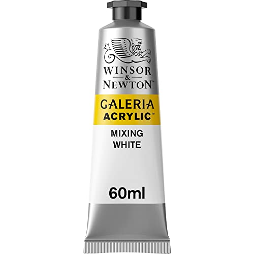 Winsor & Newton Galería - Pintura Acrílica , 60 ml, Blanco (Mixing White)