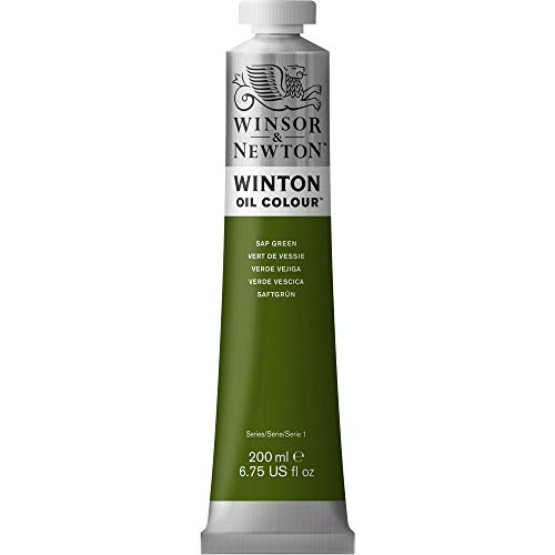 Winsor & Newton Winton - Tubo de Pintura al Óleo, 200 ML, Verde (Verde Vejiga)
