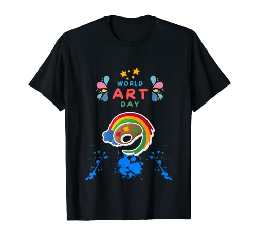 Arte del Día del Arte Mundial Artista Pintura Gráficos Arte Camiseta