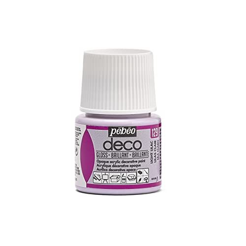 PEBEO - Pintura acrílica multisoporte - Color Opaco - Acabado Brillante - Color Lila Claro - 45ml