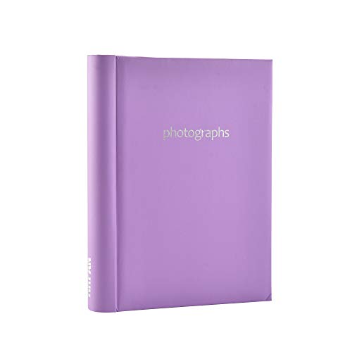 ARPAN - Álbum de fotos autoadhesivo (36 hojas, 72 caras, 28 x 22 cm), color morado