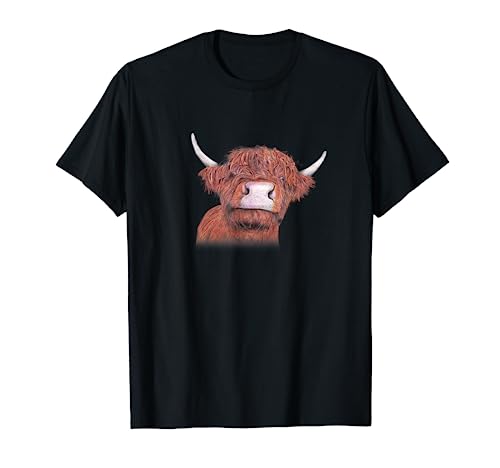 Highland Cow - Ilustración dibujada a mano Camiseta