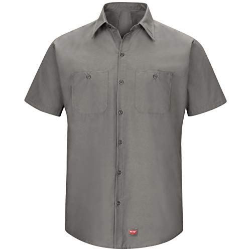 Red Kap Men's Short Sleeve Work Shirt with Mimix