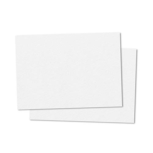 50 hojas, A5 300 g/m² Cartulinas Blancas Carton Colores - Blanco