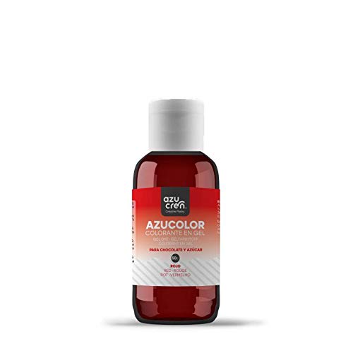 Colorante Alimentario para Repostería - Azucolor - 50 G (Rojo)
