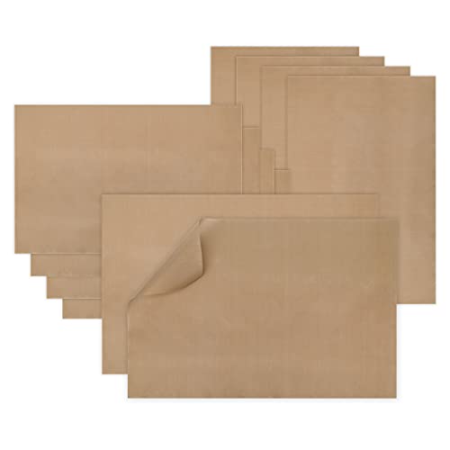 Papel de Horno Reutilizable (40 x 60 cm - 10 Rollos) – Papel para Horno Resistente, Antiadherente y Apto para lavavajillas-Láminas para Hornear