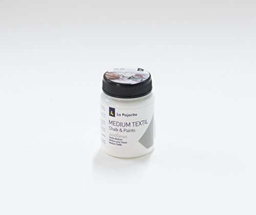 Medium Téxtil La Pajarita 110016 75 ml, Gel para Pintar Chalk Paint en Tela