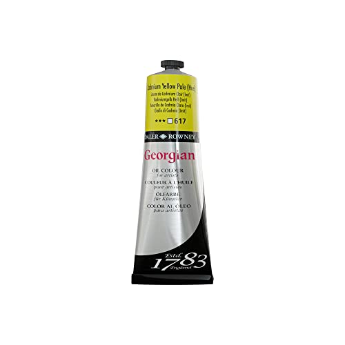 Daler Rowney Georgian - Pintura al óleo - magníficos colores - 225 ml - Amarillo cadmio pálido