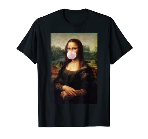 Shirtzshop Mona Lisa - Camiseta de manga corta, diseño de Leonardo da Vinci Camiseta