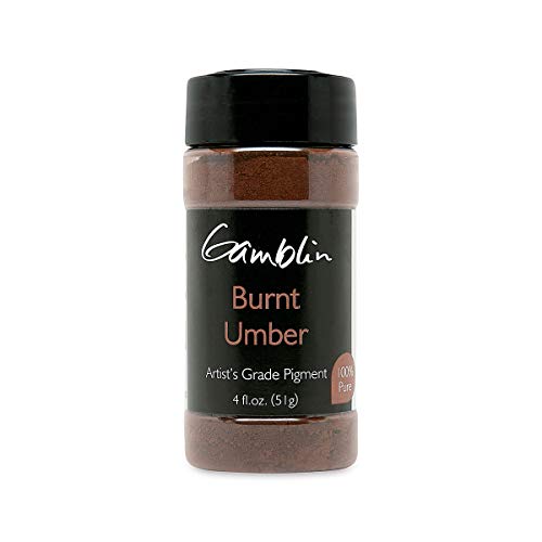 Gamblin Dry Pigment 4 Oz Burnt Umber