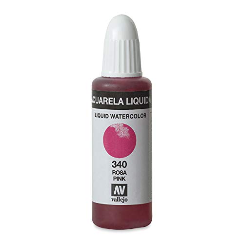 Vallejo - Acuarela líquida 32ml, color rosa