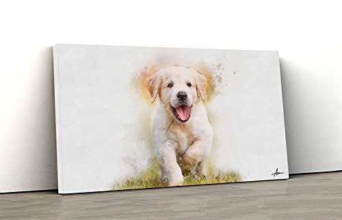 Acuarela Retrato de mascota Retrato personalizado del perro Regalo personalizado del perro Regalo de cumpleaños Regalo del Día del Padremadre (Papel de acurela, 60x120)