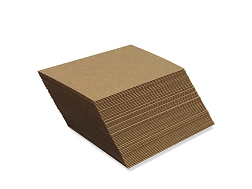 50 Hojas de papel de estraza Nature-eco, 8 x 14 cm, cartón de estraza de 380 g, estable, extrafuerte, papel creativo, papel reciclado, elegante aspecto fijo (50 parte 8 x 14 cm)