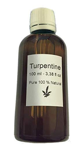 Esencia de trementina pura sin aditivos, 100 % natural y medicinal, 100 ml