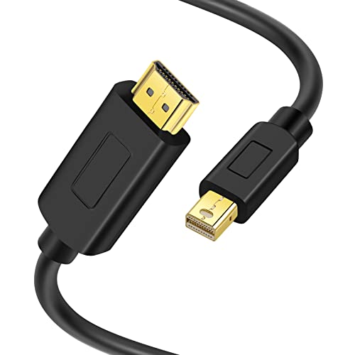 ANNNWZZD Cable Mini DisplayPort a HDMI 1M, Cable Adaptador Mini DP a HDMI (Macho a Macho)