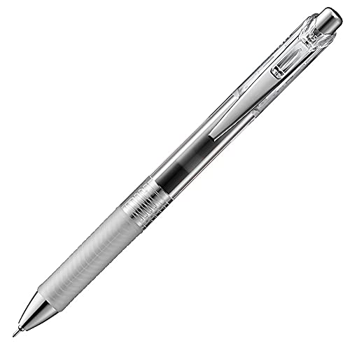 Pentel Energel Pure BLN75TL-AX Bolígrafo de tinta de gel (0,5 mm, punta de aguja, recargable), color negro