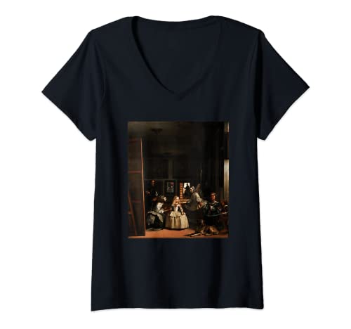 Mujer Diego Velázquez - Las Meninas Camiseta Cuello V