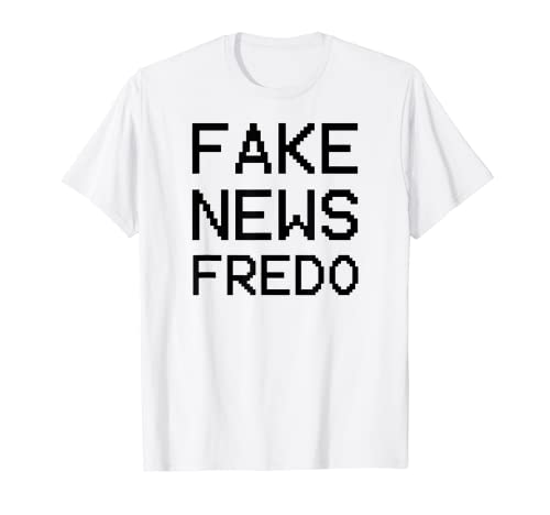 Viral Video Divertido Fredo Camiseta Arte-Fake Noticias Fredo Unhinged Camiseta