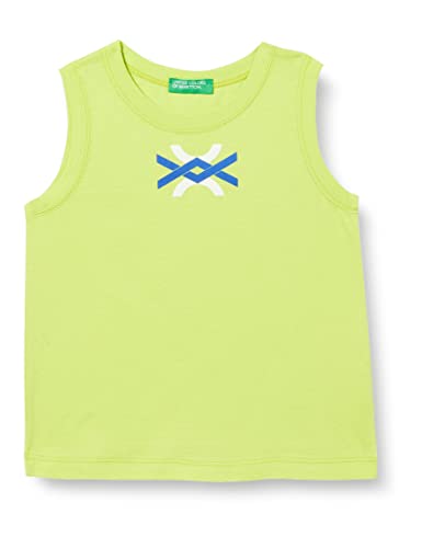 United Colors of Benetton Camiseta de Tirantes 3i1xgh00p, Verde Claro 25b, 2 años para Niños