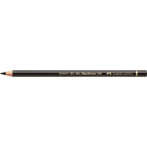 Faber-Castell Polychromos - 6 lápices de colores, color negro