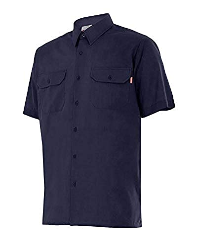 Velilla 522; Camisa de Manga Corta; Color Azul Marino; Talla L