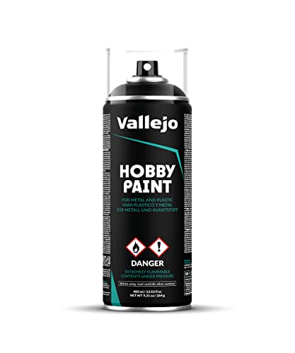 HOBBY PAINT AEROSOL: Negro, 400 ml (Paquete de 1)