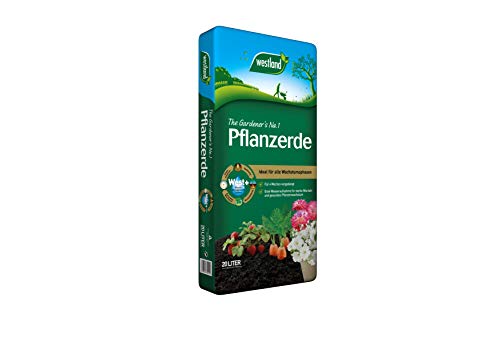 Westland tierra para plantas, 20 l – Tierra con bajo contenido en turba para plantas verdes, tierra universal para un suministro de agua ideal