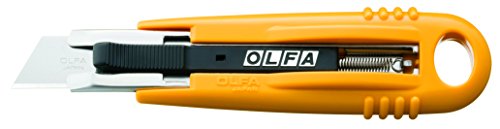 Olfa SK-4/GREEN - Cúter con recogida automática de la cuchilla de 17,5 mm, fabricado con plástico reciclado