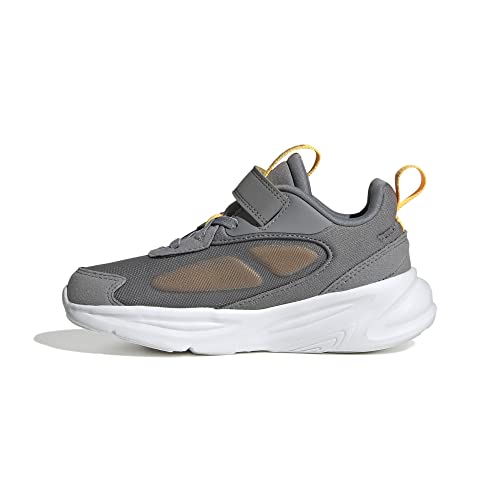 adidas OZELLE EL K, Sneaker, Grey Three/Silver Met./Solar Gold, 35.5 EU