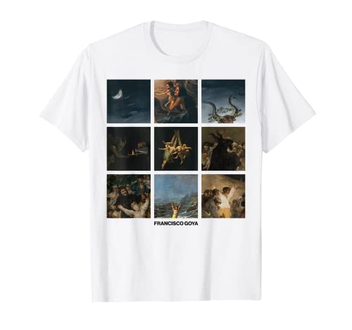Cuadrícula de pinturas famosas de Francisco Goya Camiseta