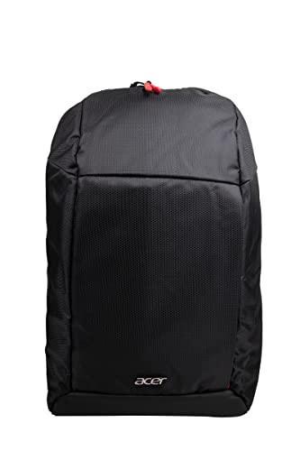 Acer Nitro Urban Gaming - Mochila para Ordenador Portátil 15,6 Pulgadas, Correas Ajustables, Tejido Impermeable, Bolsillos, Ideal para Viajes, Trabajo, Universidad, Escuela, Color Negro y Rojo